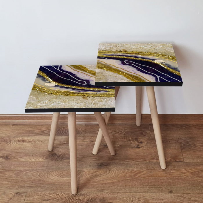 Hanah Home Mesa Nido Multicolor (2 Piezas) Hanah Home Mesa Nido Multicolor (2 Piezas)